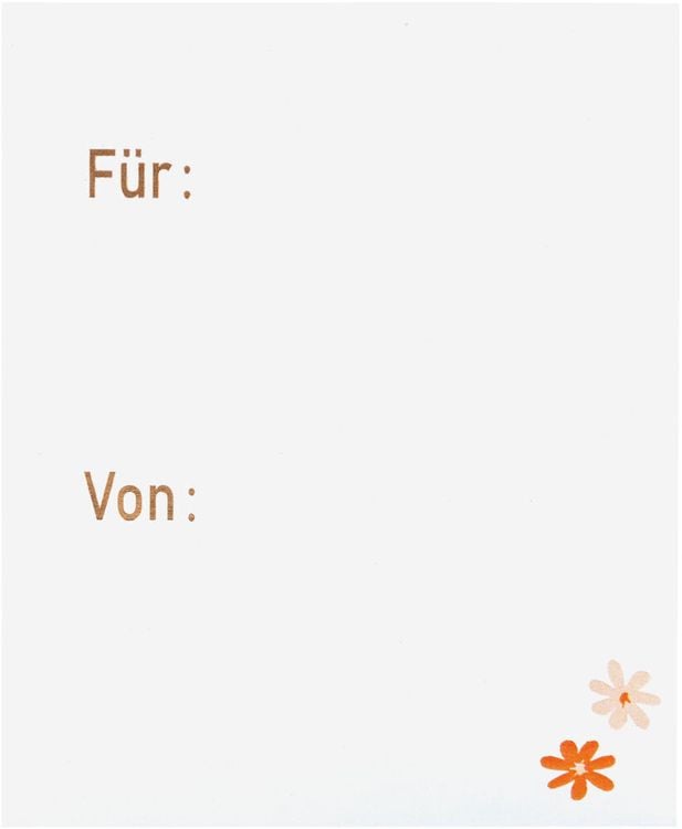 Geschenkset "Blume Crystal" mit Grusskarte