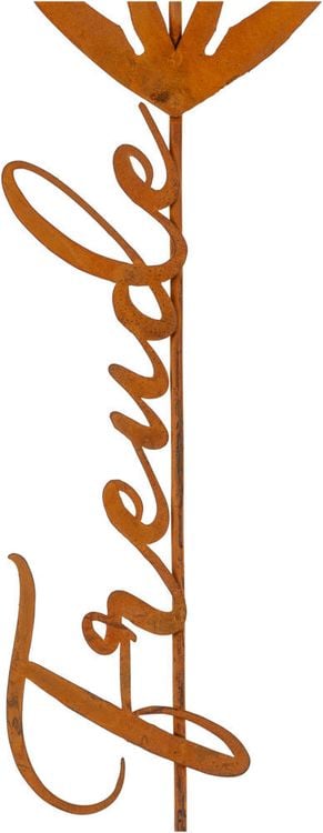 Gartenstecker "Blumen" mit Glaskugeln, 3er-Set