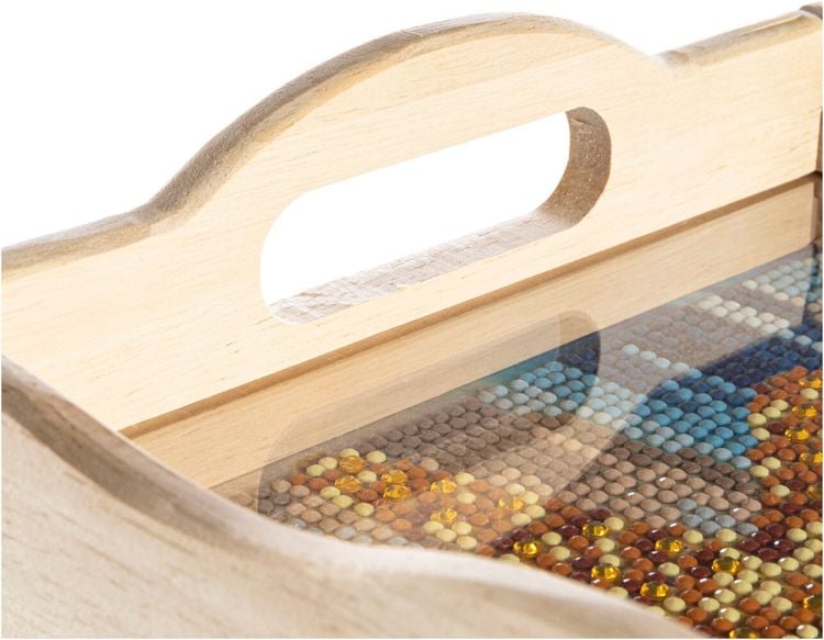 Diamond Painting Holztablett "Maritim" 30 x 20 cm