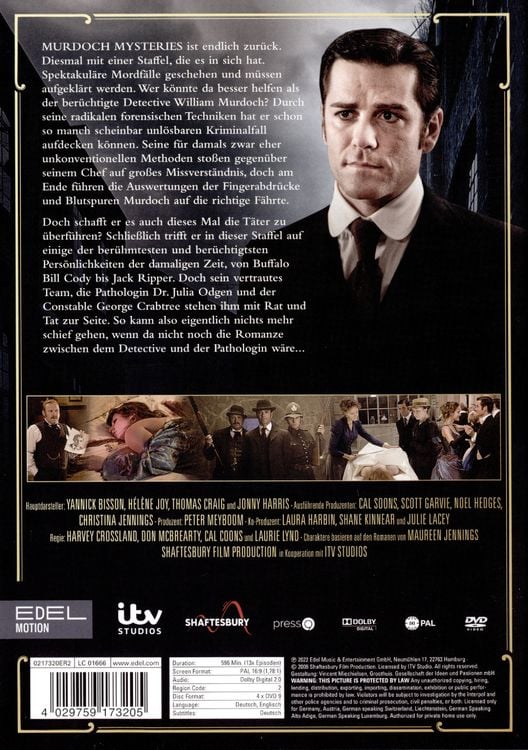 Edel:Records Murdoch Mysteries.02,DVD (Coll.Box) (DVD)