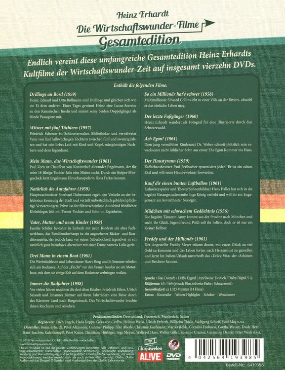 Wirtschaftswunder Gesamtedition 14DVD