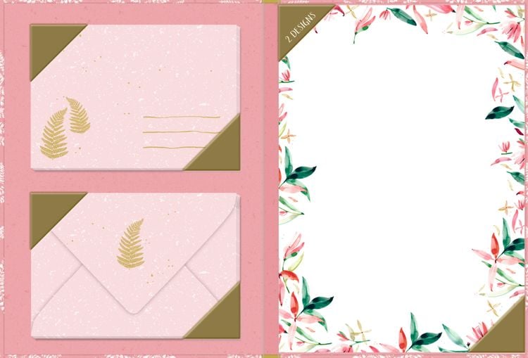 Briefpapier-Set - All about rosé