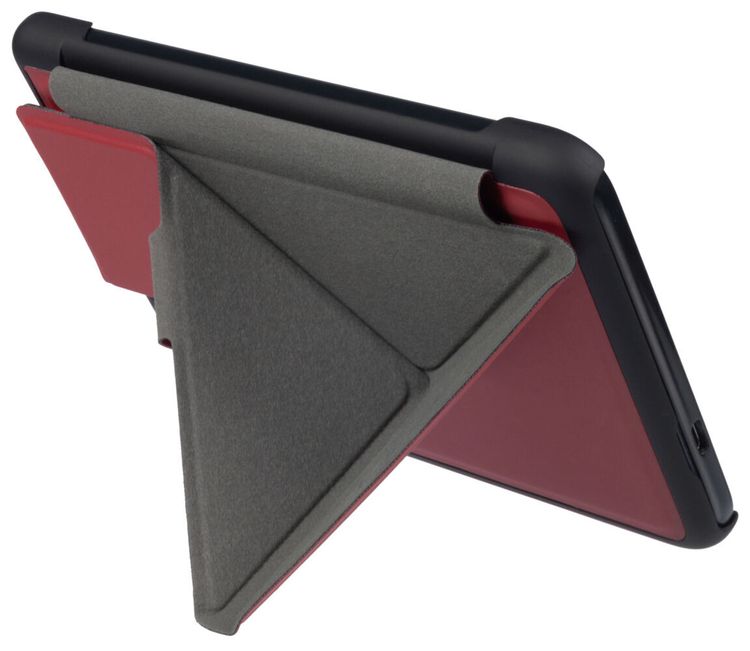 tolino shine 4, Schutztasche mit Origami Standfunktion (Farbe:rot)