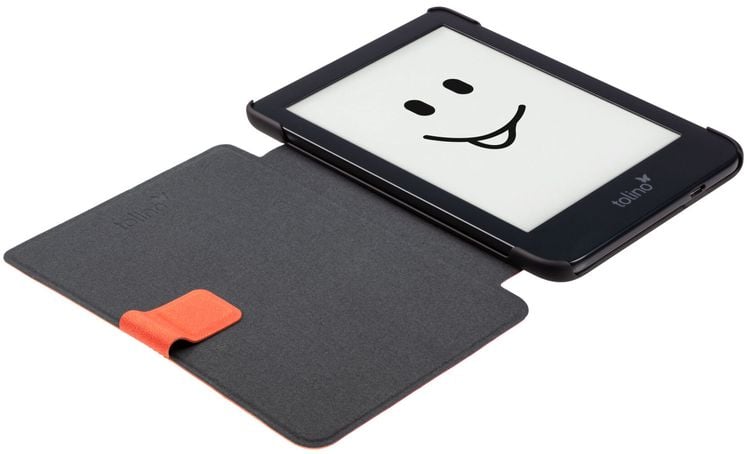 tolino shine 4, Schutztasche in Lederoptik (Farbe:rot)