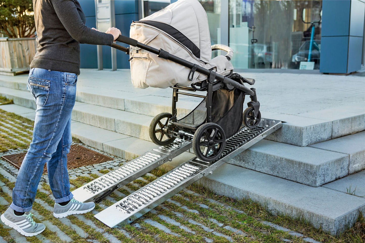 Auffahrrampe klappbar 2er Set