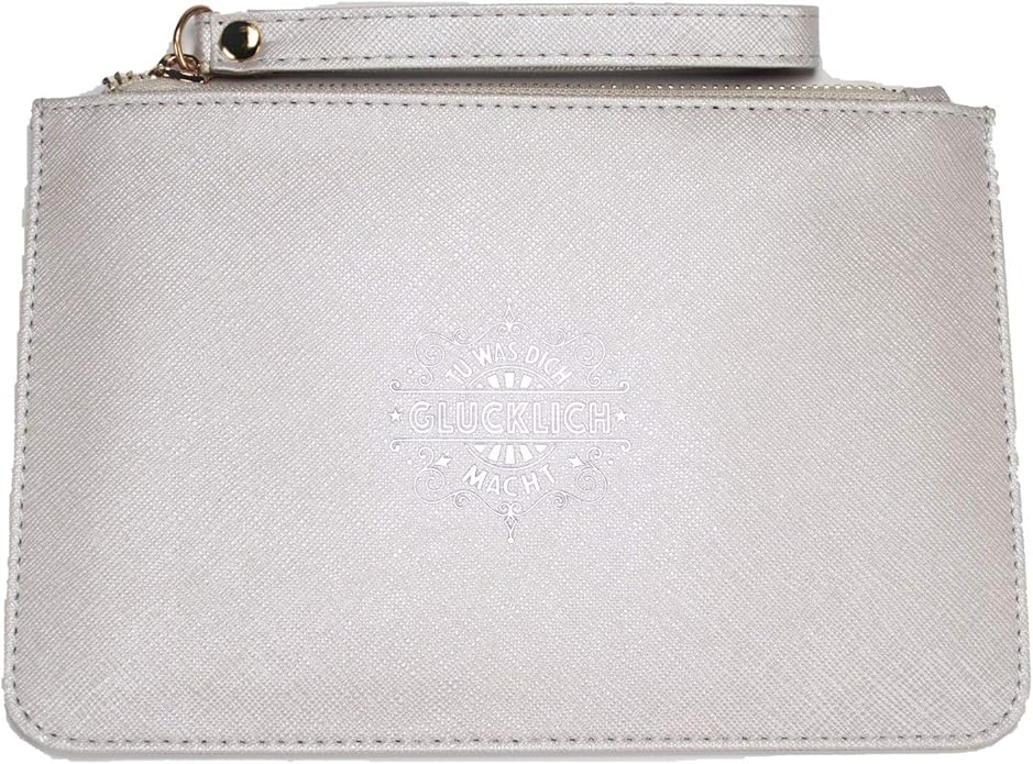 'Tu was dich' Clutch- und Kosmetiktasche