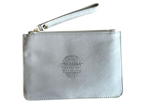 'Michaela' Clutch- und Kosmetiktasche
