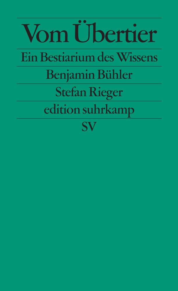 Vom Übertier (Benjamin Bühler)