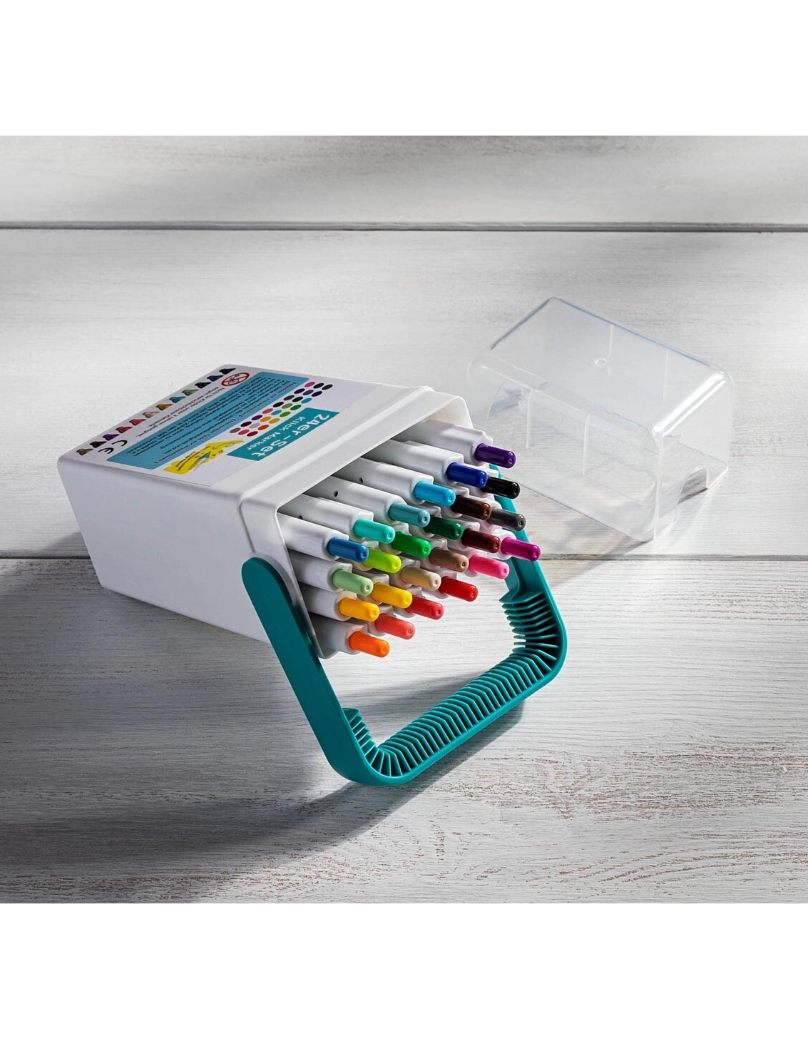 Textmarker mit Klick-Funktion 24er-Set