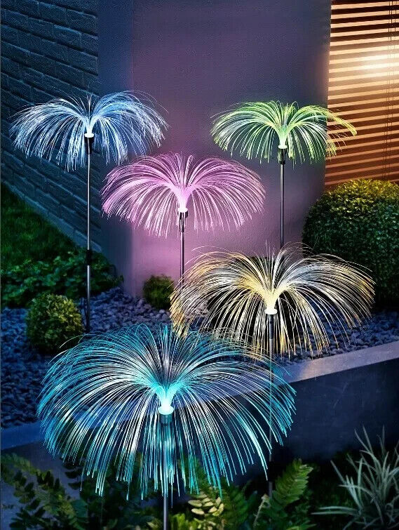 LED-Gartenstecker "Fantasia", 5er-Set