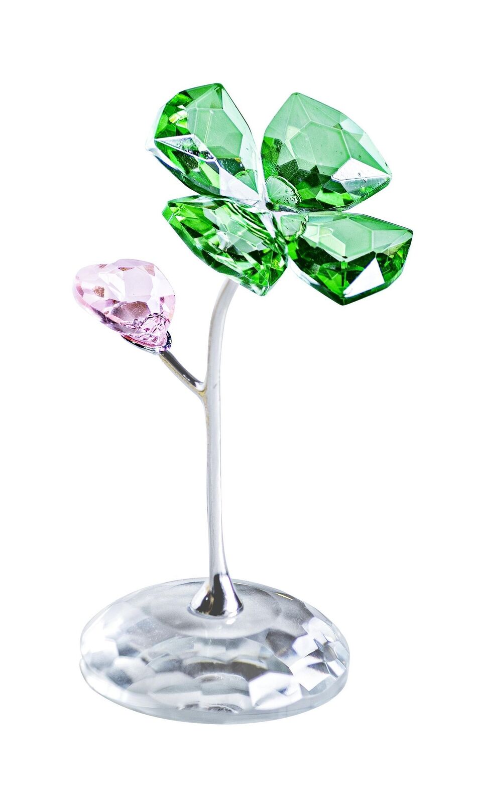 Geschenkset "Kleeblatt" aus Glas, inkl. Grusskarte