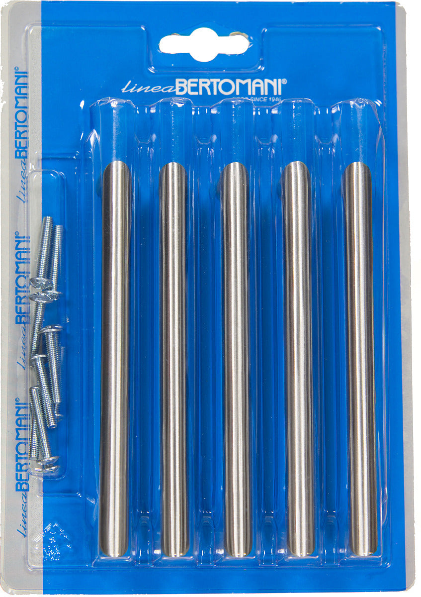 Möbelgriff rund 128 mm "Multipack à 5 Stk." Edelstahl