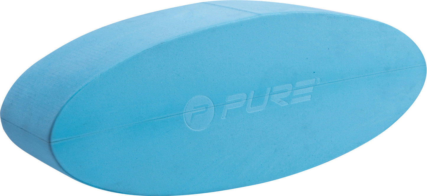 Pure 2 Improve Yoga Block oval, hellblau