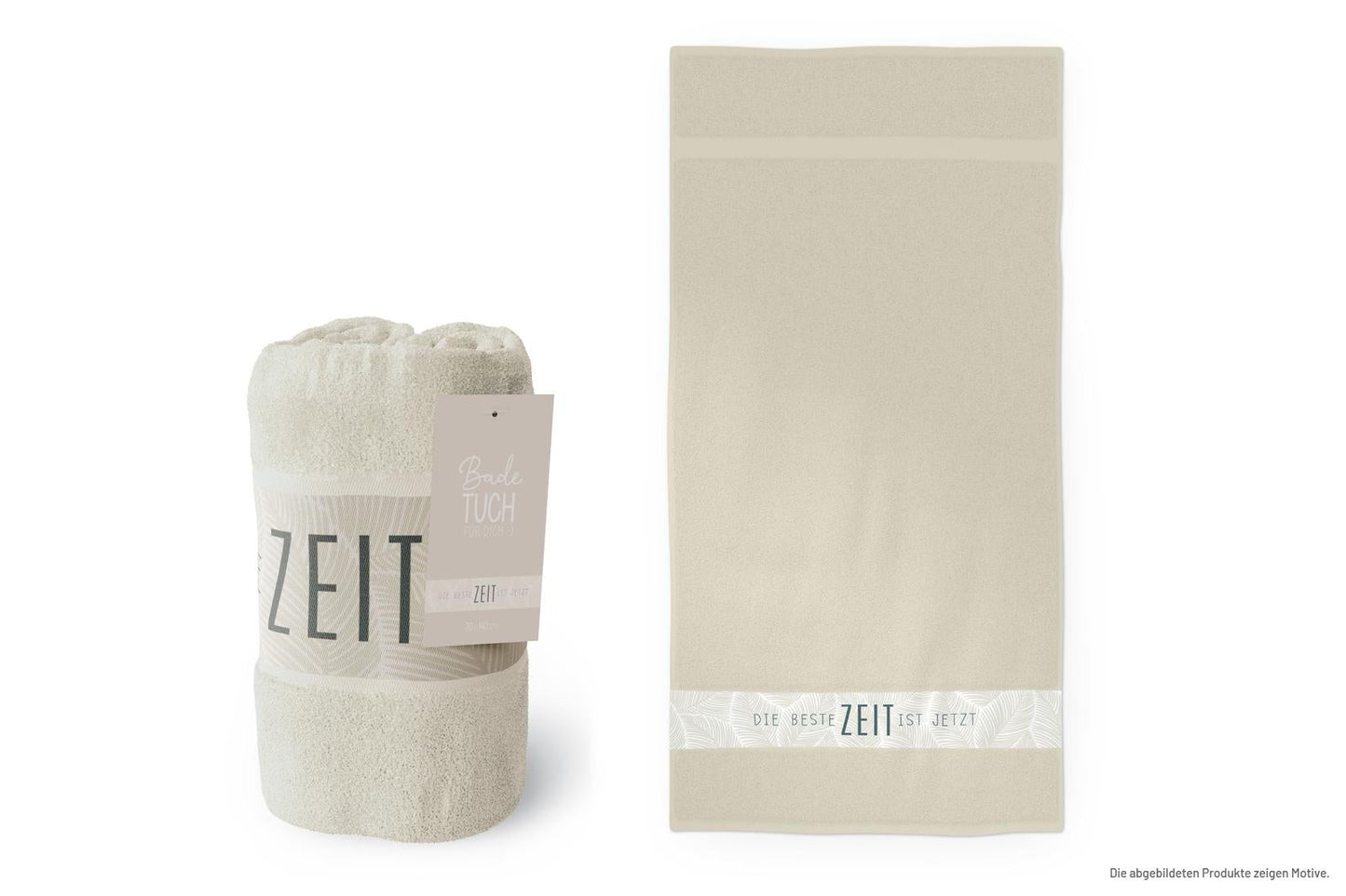 Lavida Badetuch Feder beige