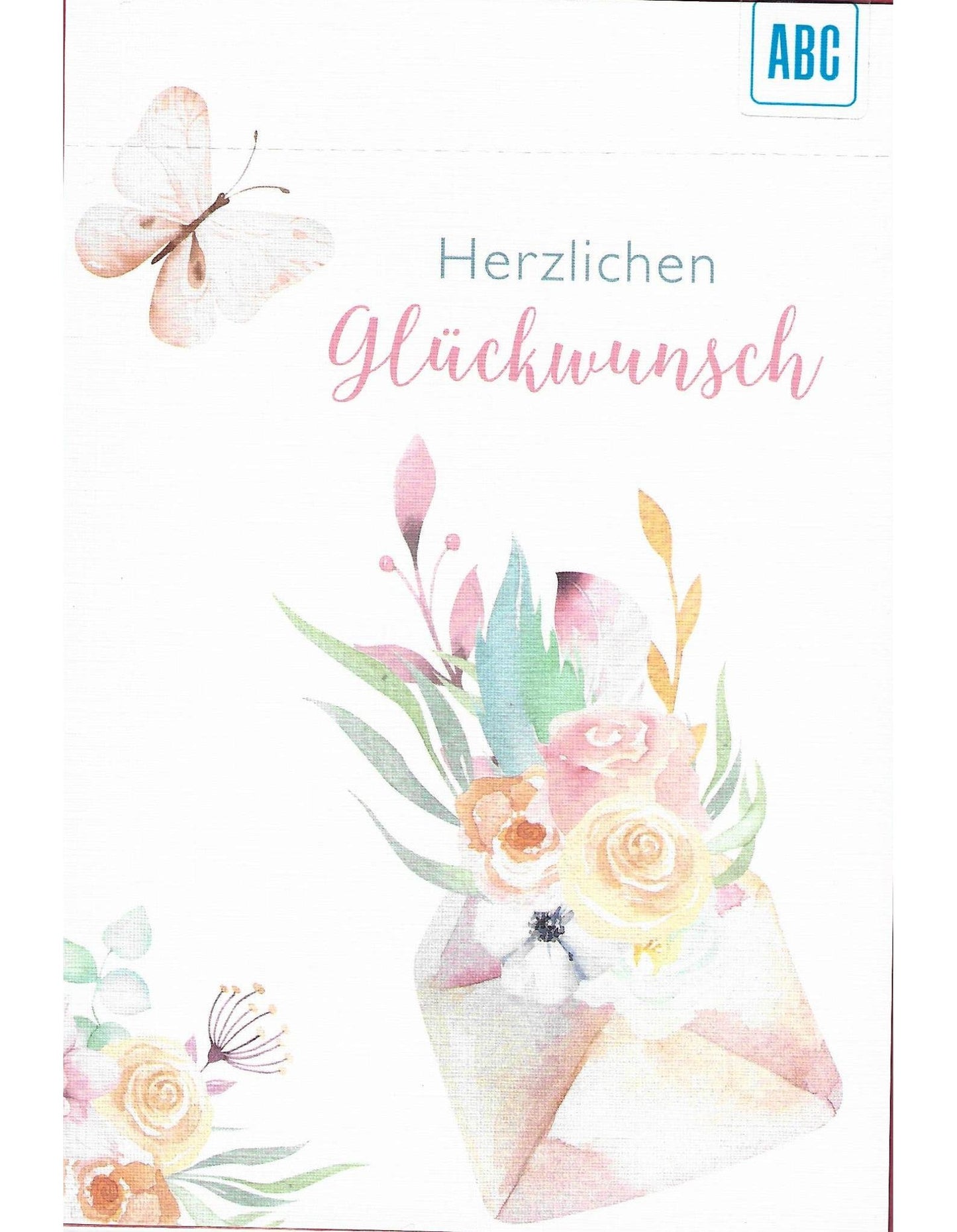 Glückwunschkarte "Herzlichen Glückwunsch" B6