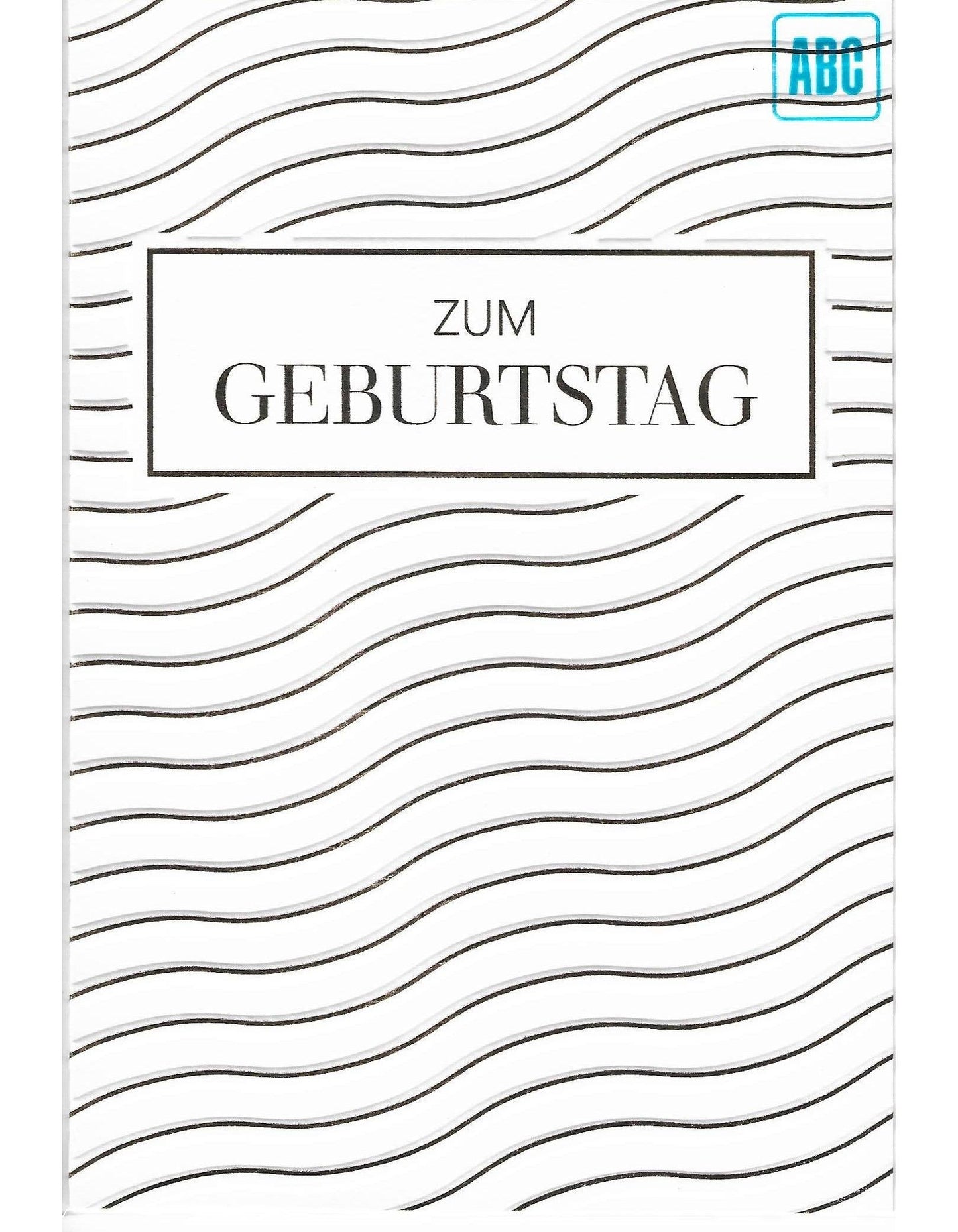 Glückwunschkarte "zum Geburtstag" B6