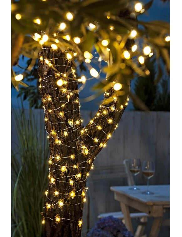 Sparset Solar-Lichterkette "Classic Garden", 10m, 2er-Set