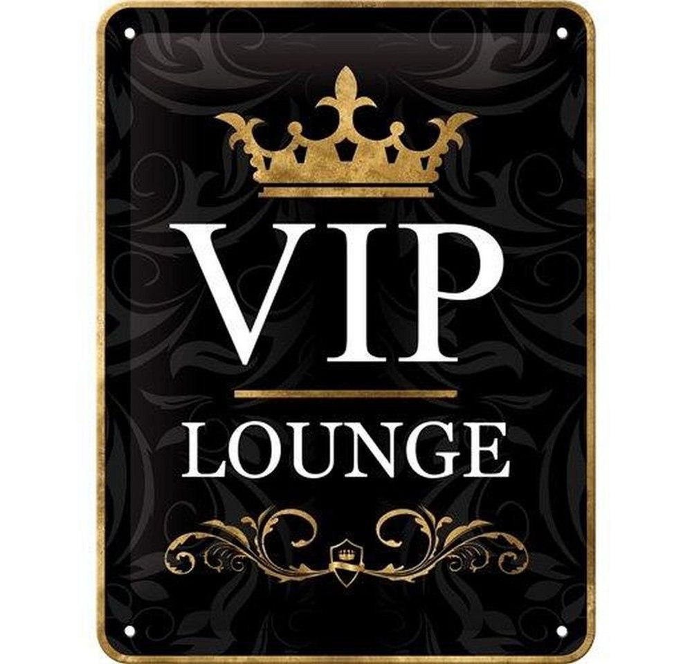 Blechschild 15x20. VIP Lounge