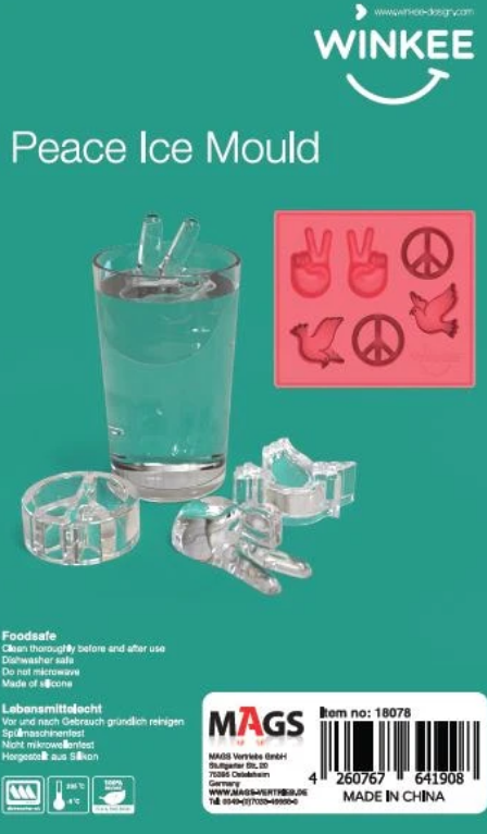 Peace Eiswürfelform