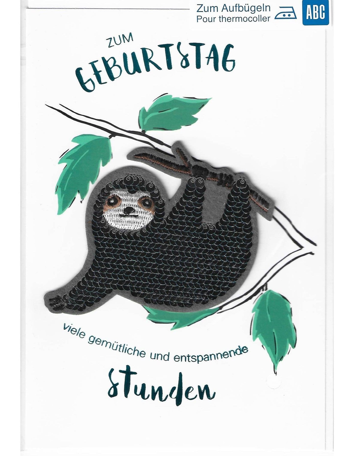 Glückwunschkarte "zum Geburtstag viele gemütliche und entspannende Stunden" B6