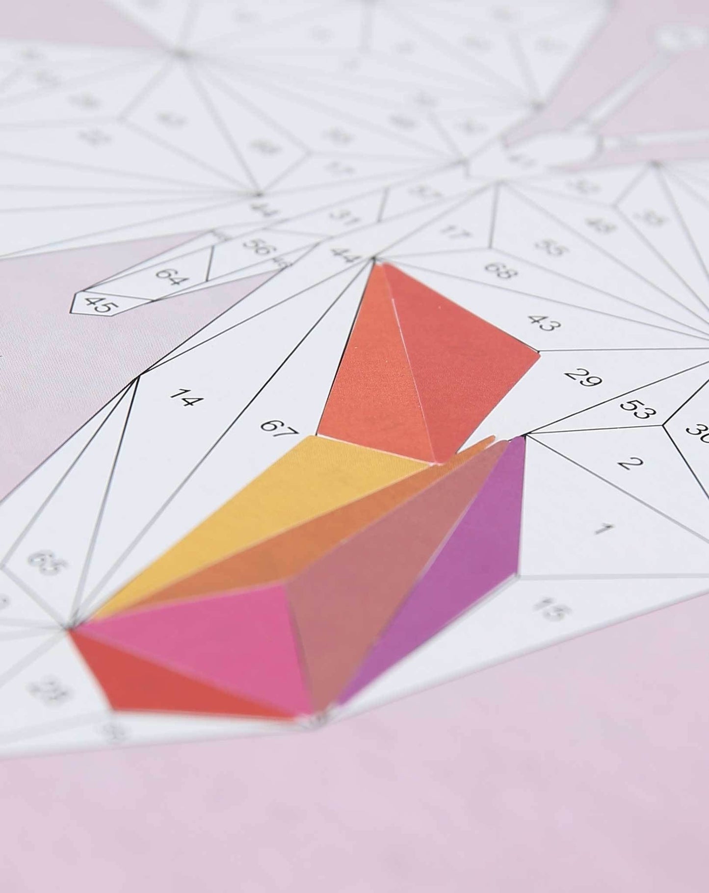 Mosaikbastelset STICKERN NACH ZAHLEN - GARTENFREUNDE 4-teilig