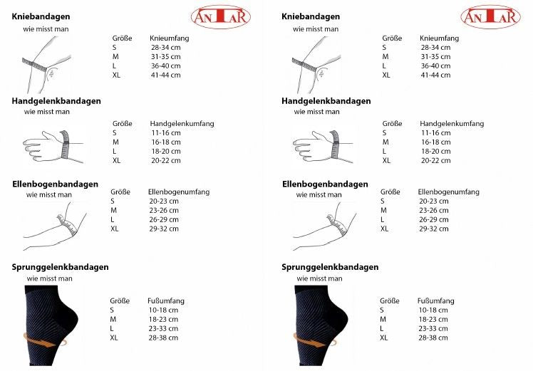 Kniebandage aus Bambusfasern (Grösse: M)