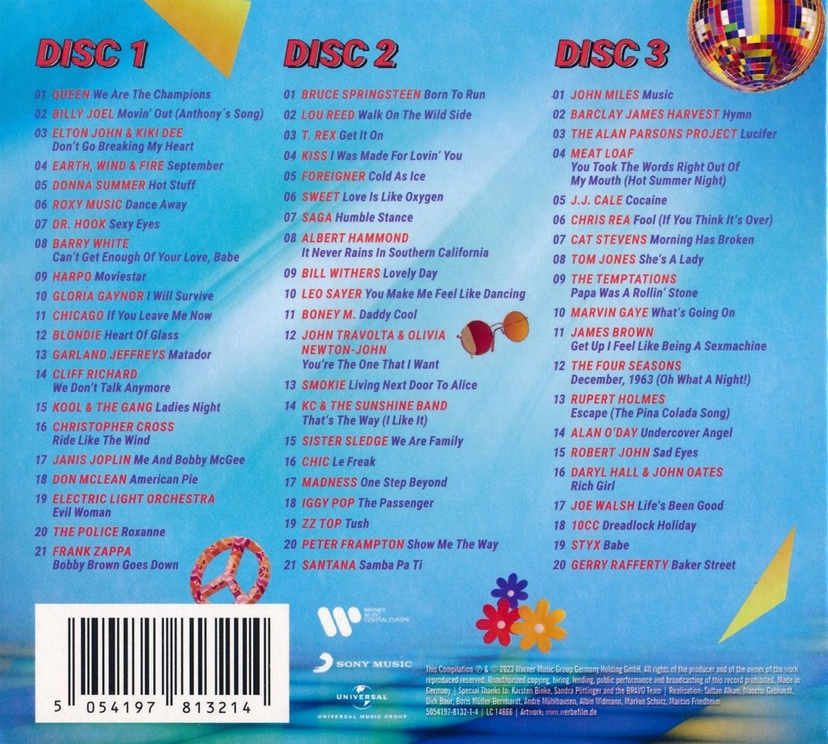 Bravo Hits Party 70er -3CD