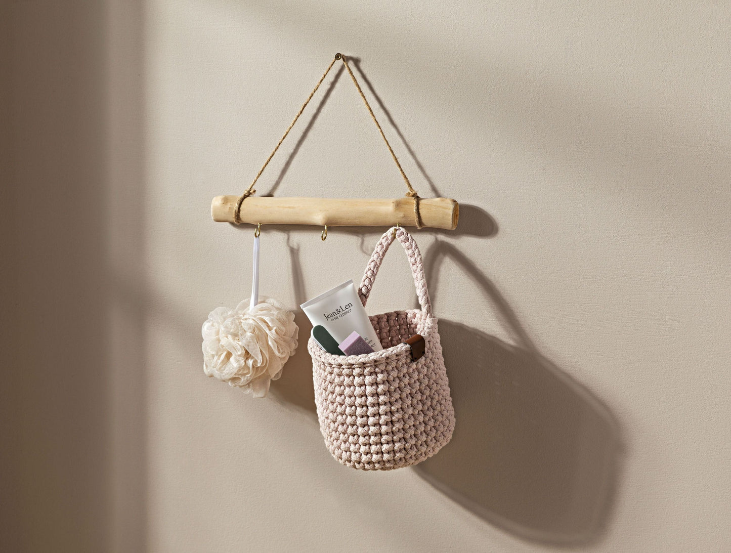 DIY Häkel-Set für Körbe 3 x 250 Gramm, 10-teilig