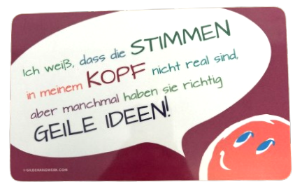 GILDE Brettchen "Geile Ideen"
