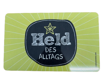 GILDE Brettchen "Held des Alltags"