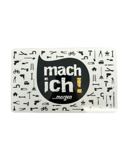 GILDE Brettchen "mach ich morgen!"