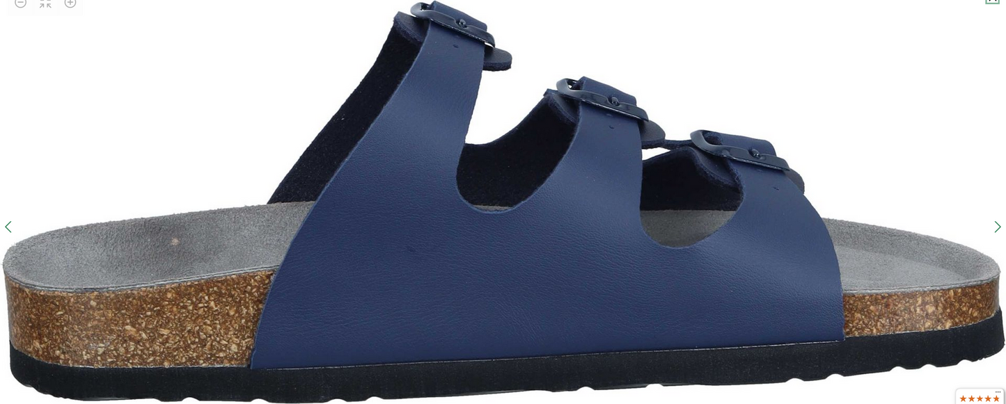 Dr. Brinkmann NOVELDA Pantoletten - Grösse 36, dunkelblau