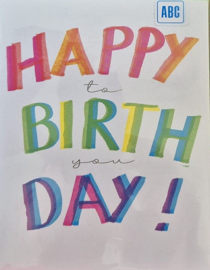 Happy Birthday to you (B6)