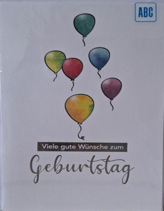 Viele gute Wünsche zum Geburtstag(B6)