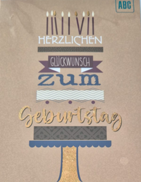Herzlichen Glückwunsch zum Geburtstag(B6)