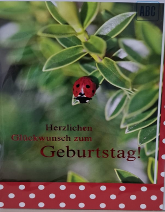 Herzlichen Glückwunsch zum Geburtstag(B6)