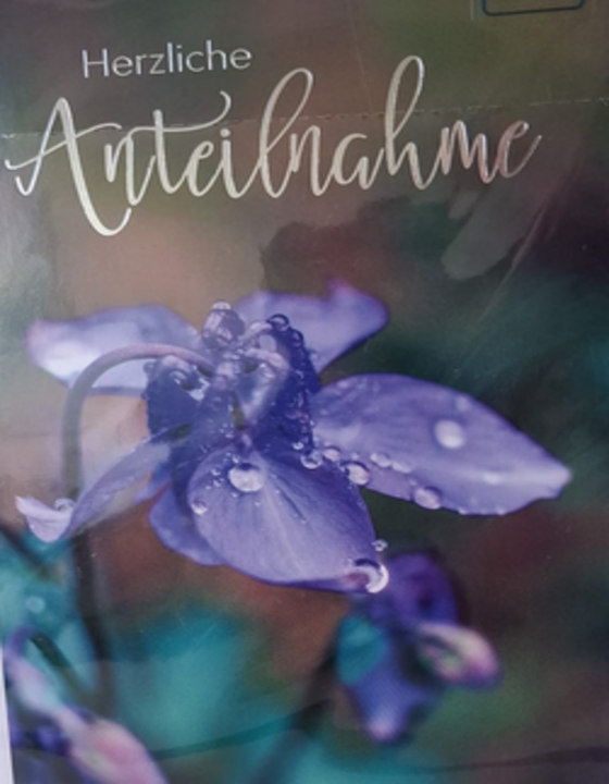 Herzliche Anteilnahme (B6)