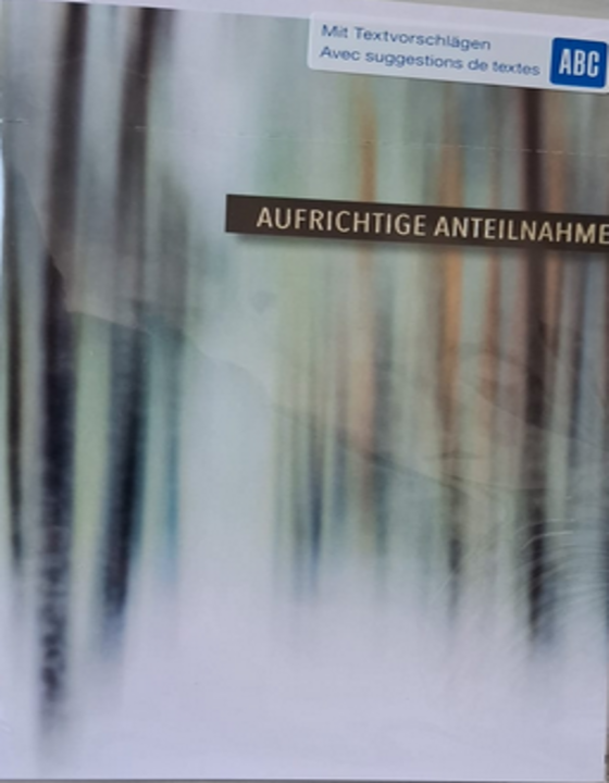 Aufrichtige Anteilnahme (B6)