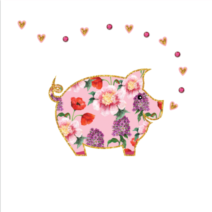 Grusskarte (15 x 15 cm)