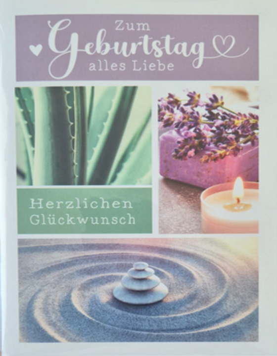 Zum Geburtstag alles Liebe (B6)