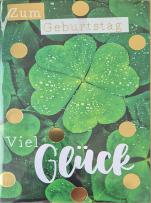 Zum Geburtstag viel Glück (B6)
