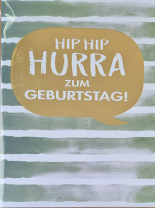 Hip Hip Hurra zum Geburtstag (B6)