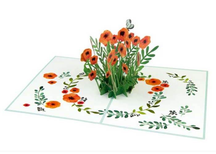 Pop-Up Karte "Glückwünsche" (B6)