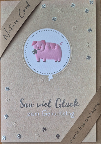 Sau viel Glück zum Geburtstag (B6)