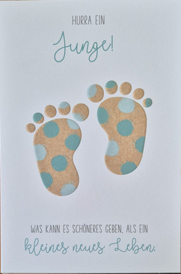Hurra ein Junge (B6)