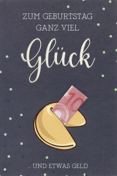 Zum Geburtstag ganz viel Glück (B6)