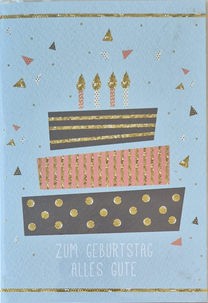 Zum Geburtstag alles Gute (B6)