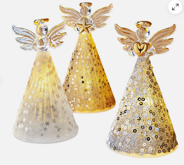 LED-Engel "Brilianti" 3er-Set