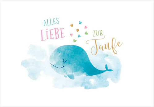 Alles Liebe zur Taufe (B6)