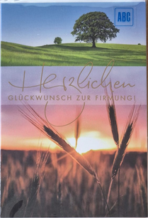 Herzlichen Glückwunsch zur Firmung (B6)